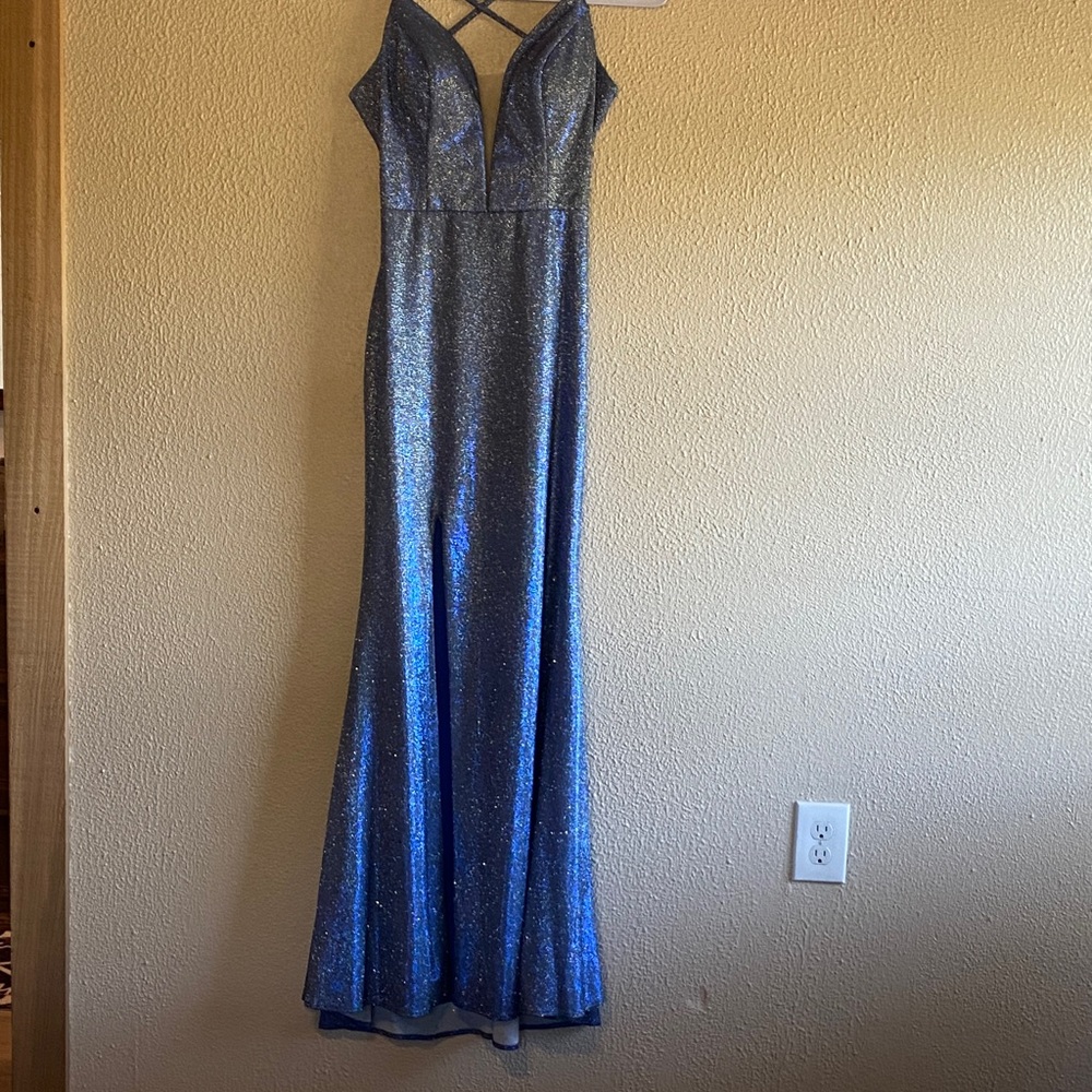 Elegant Glittering Evening Gown